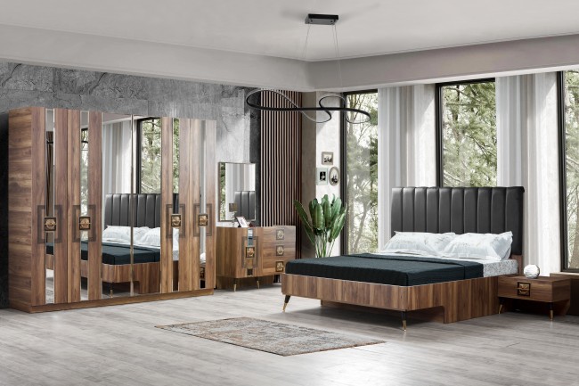 Side Ceviz Yatak Odası