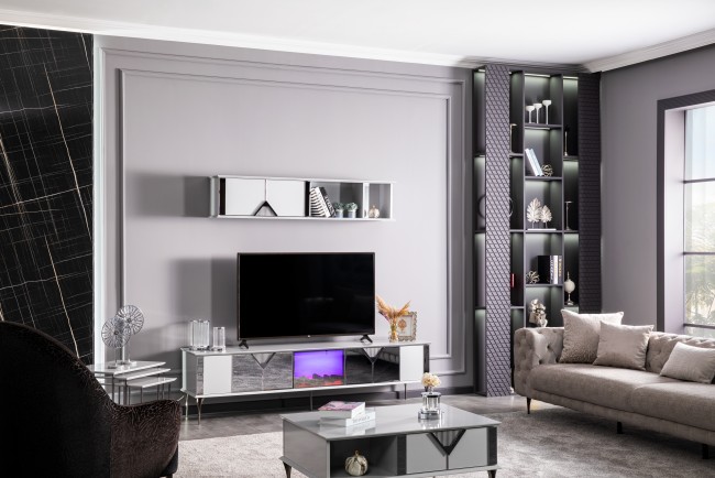 Fonte Şömineli Tv Ünitesi Fonte Şömineli Tv Ünitesi