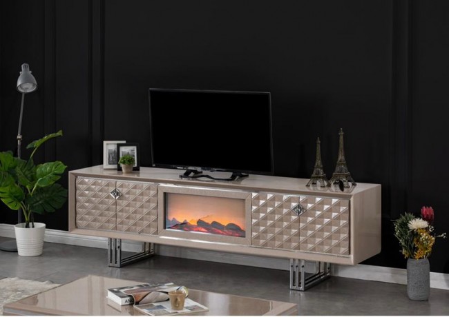 Vita Şömineli Tv Ünitesi Vita Şömineli Tv Ünitesi