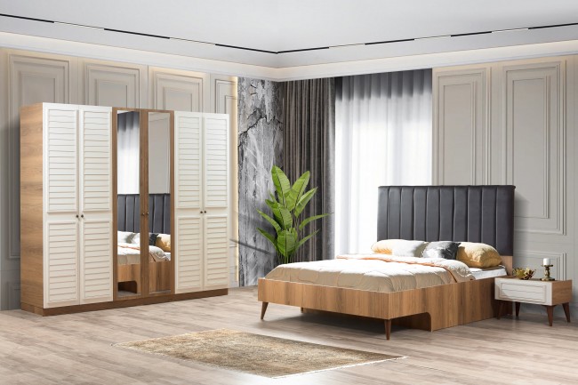 Beykoz Ekru Yatak Odası