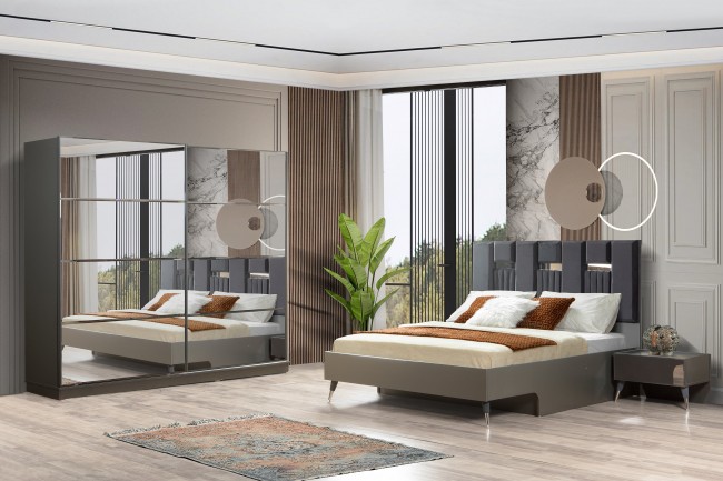 Işıl Antrasit Yatak Odası