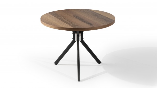 Dolunay Ceviz Yuvarlak Masa