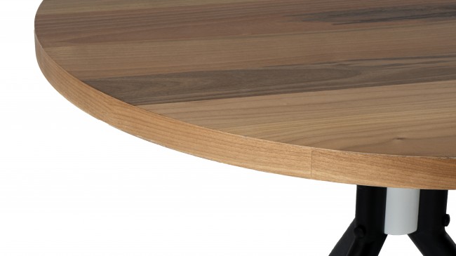 Dolunay Ceviz Yuvarlak Masa