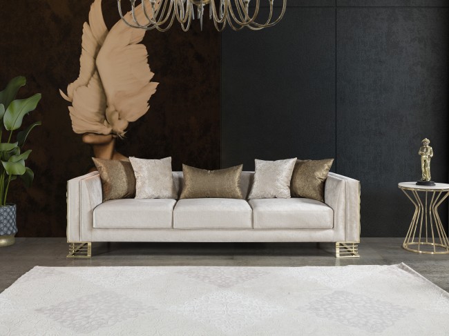 Bella Gold Üçlü Koltuk Bella Gold Üçlü Koltuk