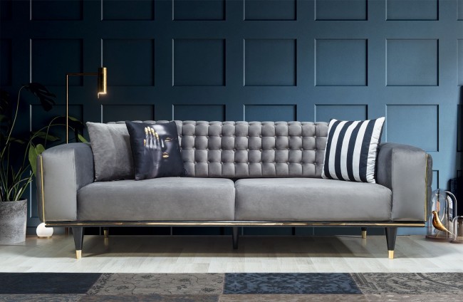 Clas Gri Üçlü Koltuk Clas Gri Üçlü Koltuk