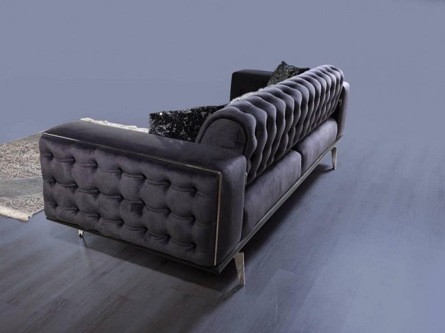 Antrasit Üçlü Koltuk Antrasit Üçlü Koltuk