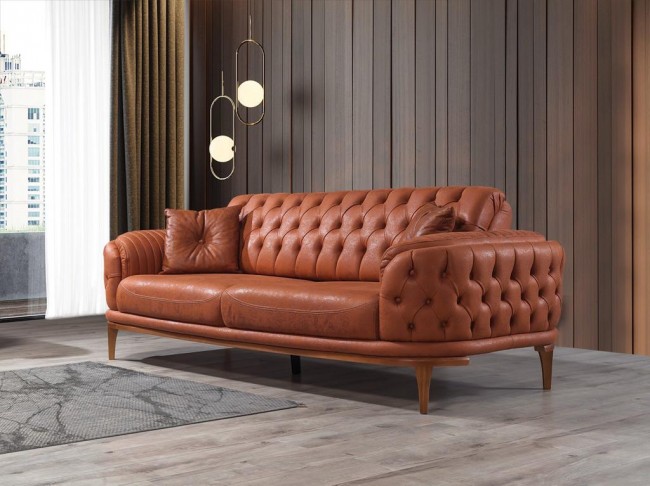 Armoni Taba Üçlü Koltuk Armoni Taba Üçlü Koltuk