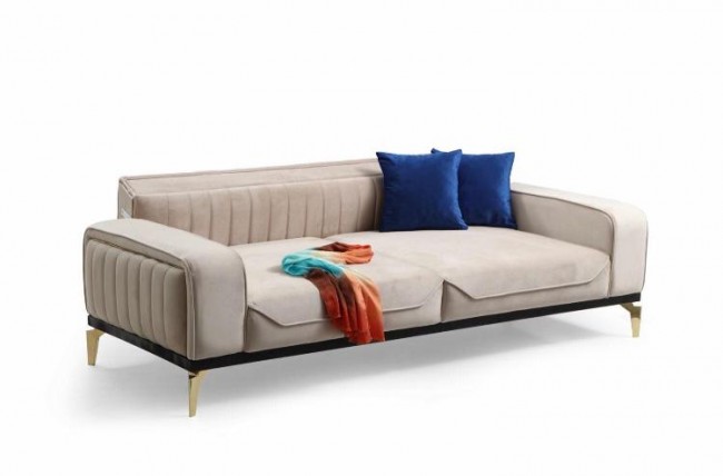 Eva Krem Üçlü Koltuk Eva Krem Üçlü Koltuk