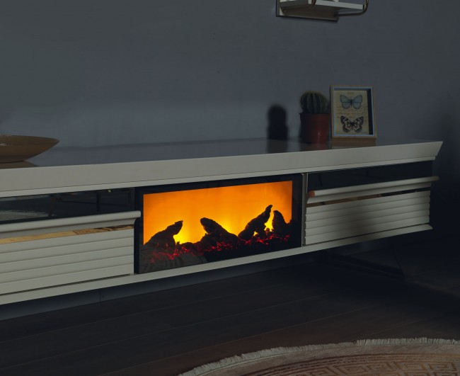 Sedef Şömineli TV Ünitesi Sedef Şömineli TV Ünitesi