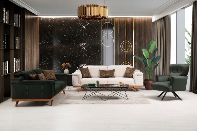 Elas Yeşil Koltuk Takımı