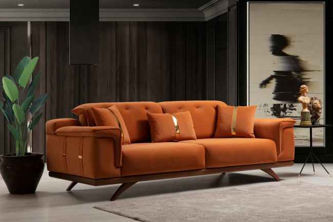 Elas Tarçın Üçlü Koltuk Elas Tarçın Üçlü Koltuk