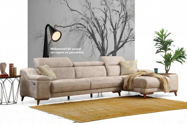 Mustang Relax Köşe Vizon