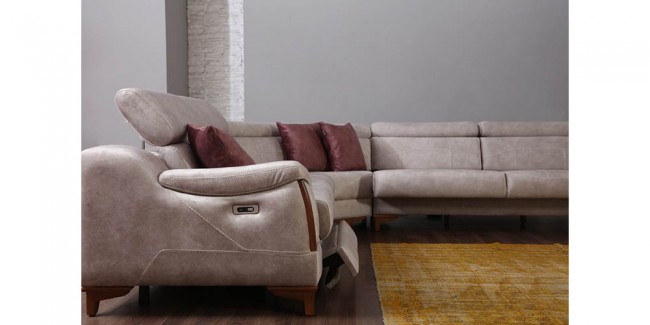 Rio Krem Köşe Koltuk